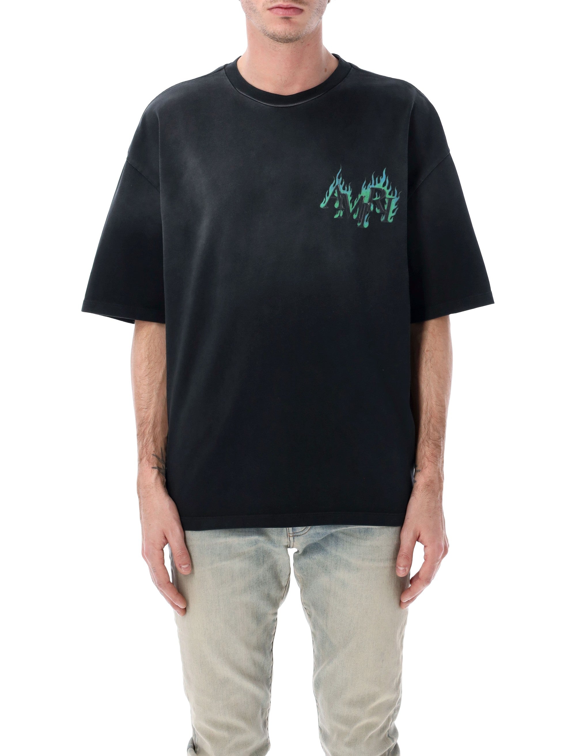 Crystal Flames Oversized Tee