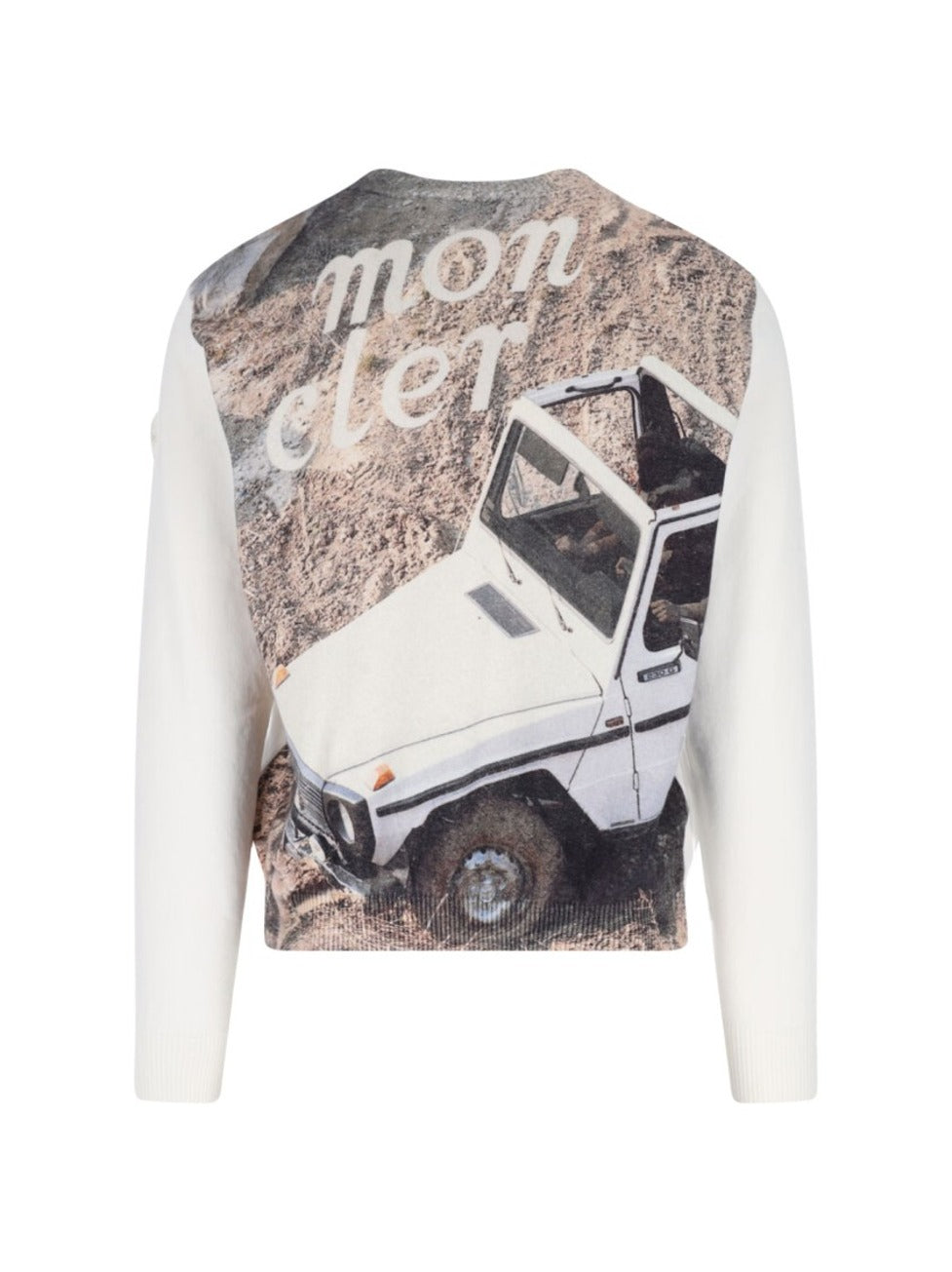 Nigo Logo Crew Neck Sweatshirt, In White Cotton