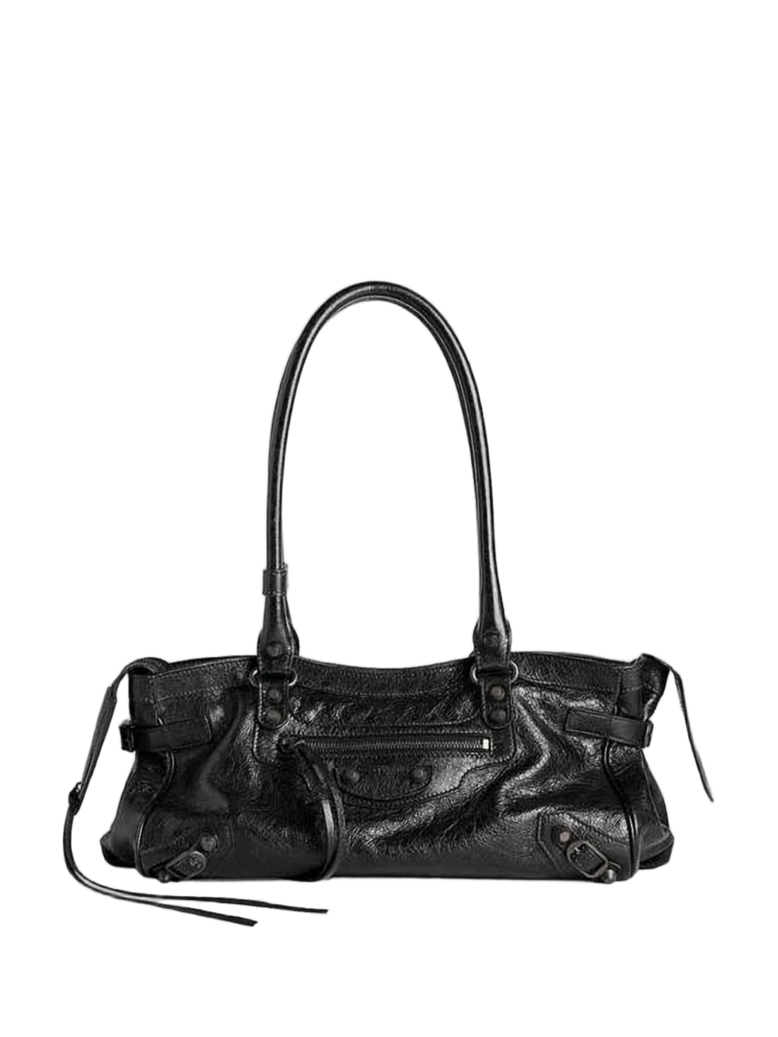 Textured Lambskin Leather Tote Bag