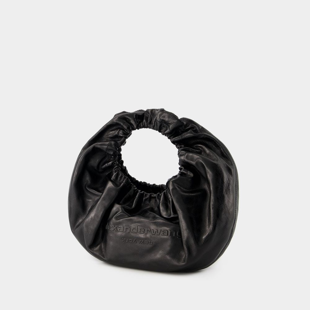 Crescent Small Purse - Leather - Black