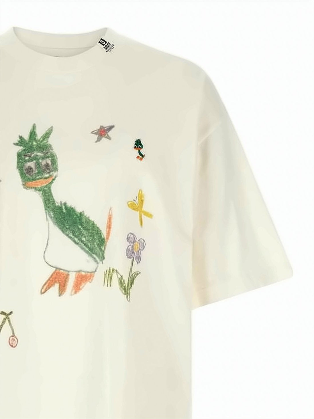 Playful Short-Sleeve T-Shirt with Artistic Design