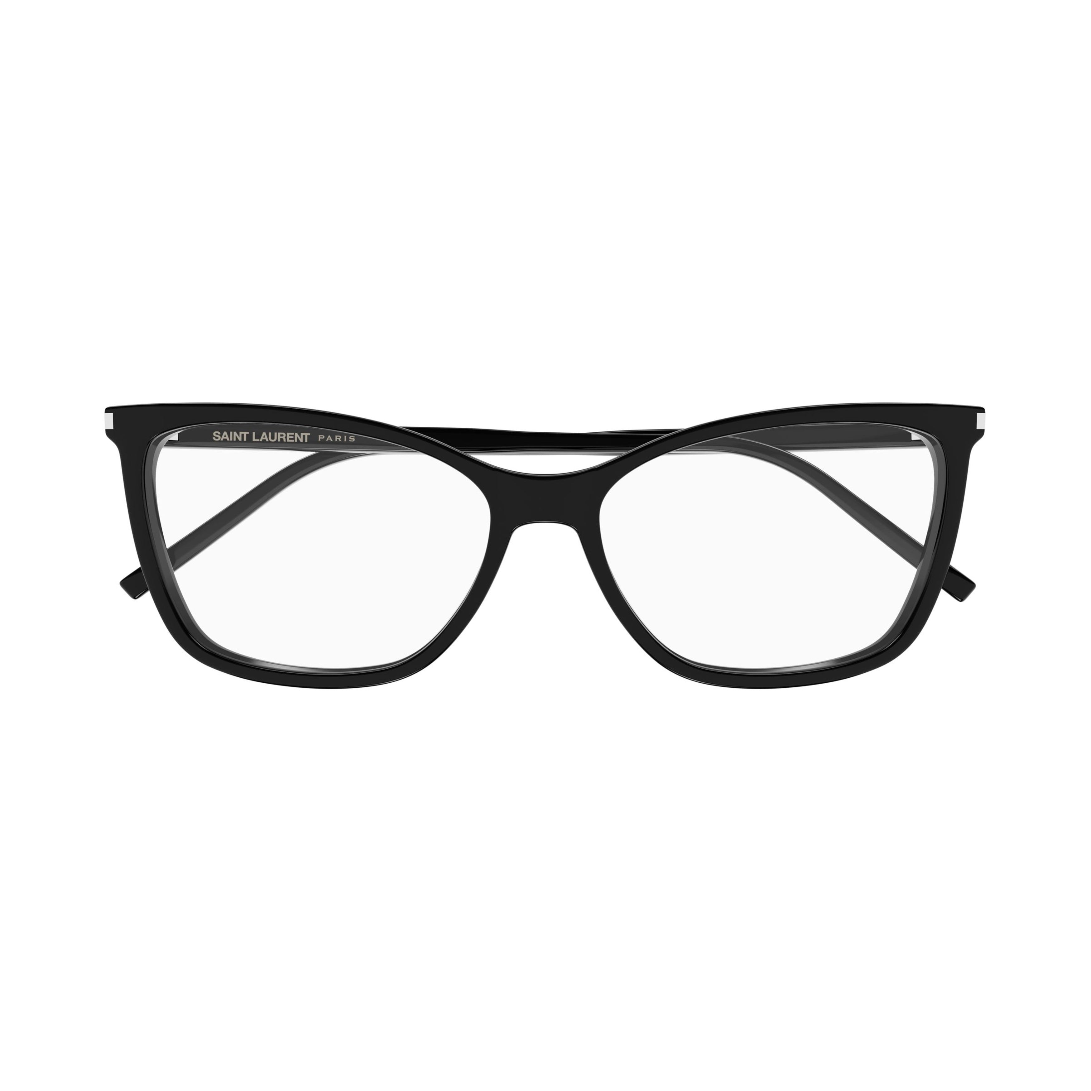 Sl 834 Glossy Black Rectangular Sunglasses