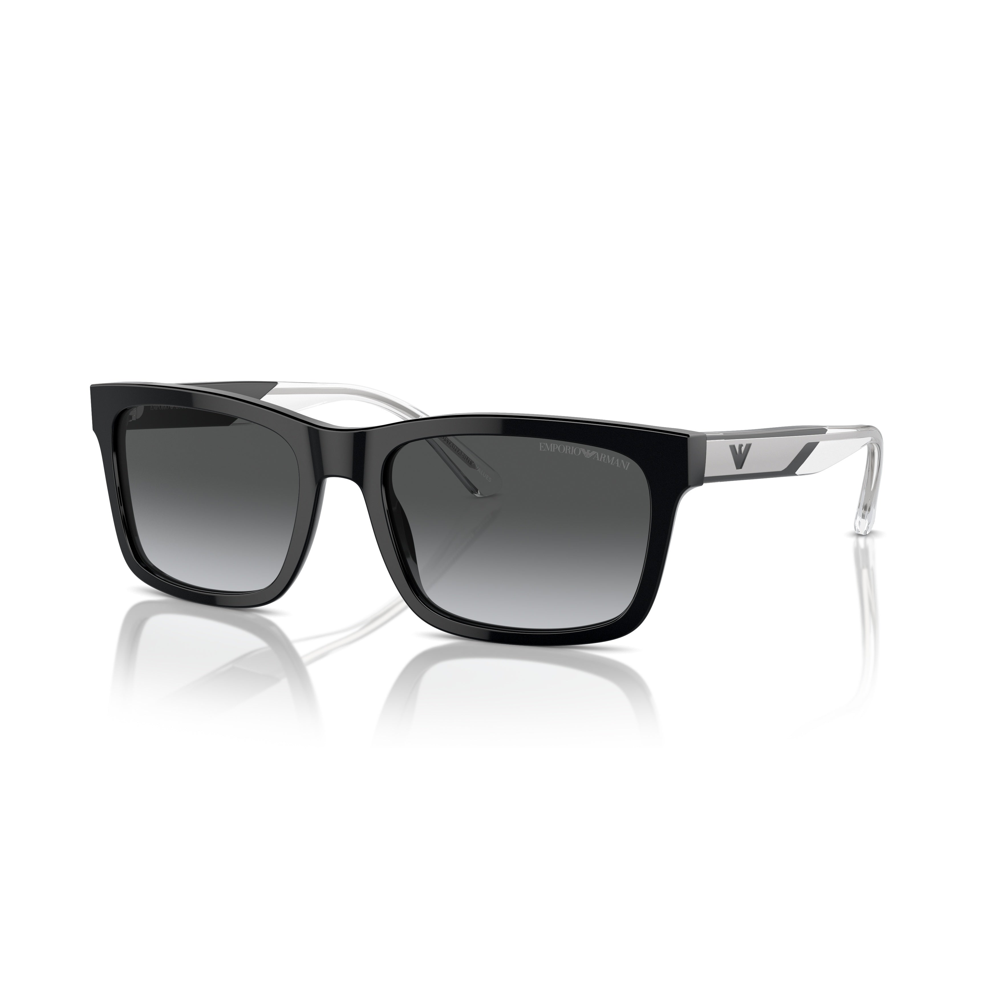 0ea4224 Rectangular Frame Sunglasses with Gradient Lenses