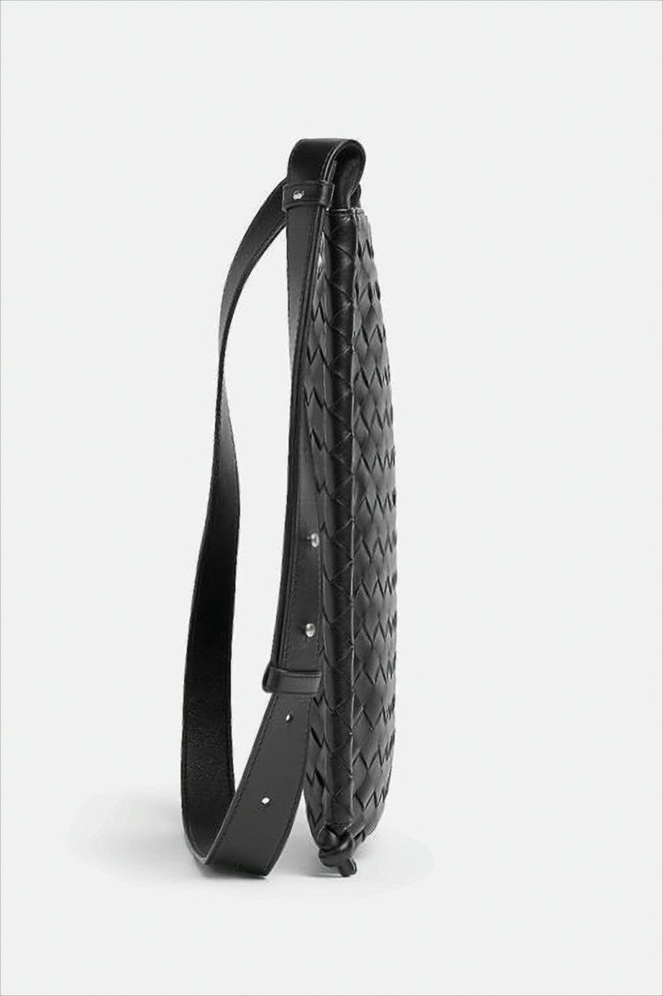 Signature Woven Calf Leather Crossbody Bag