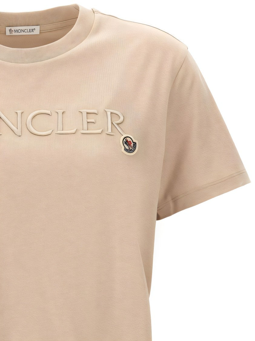 Classic Crew Neck T-Shirt With Raised Branding