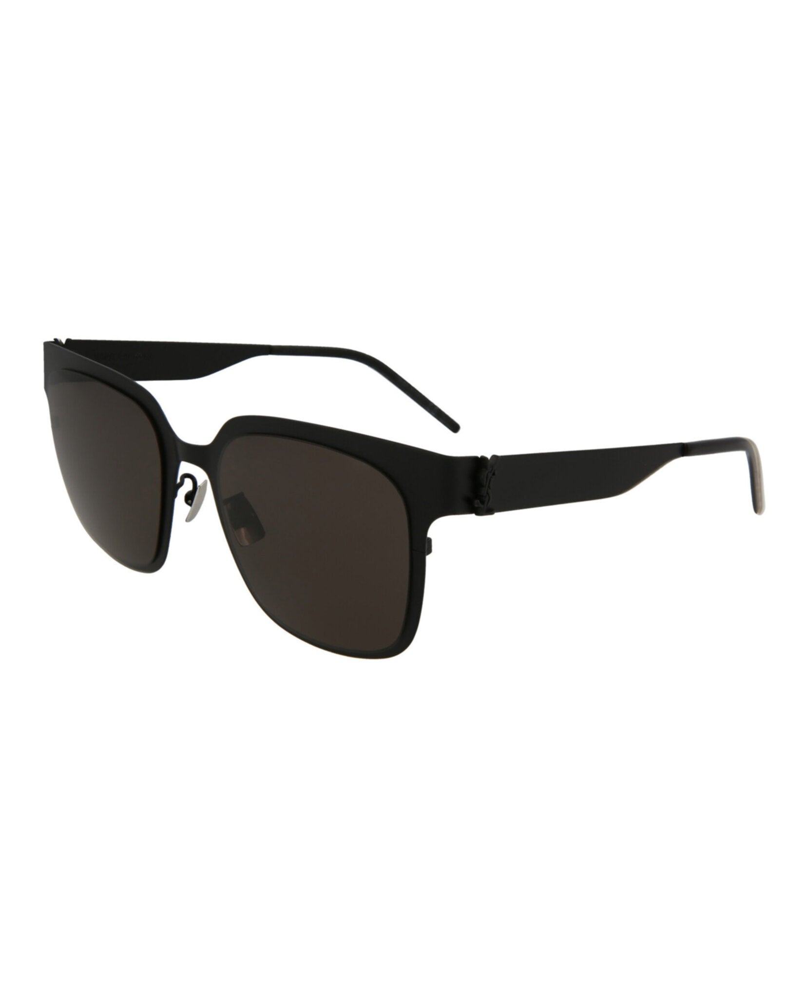 Square-Frame Metal Sunglasses