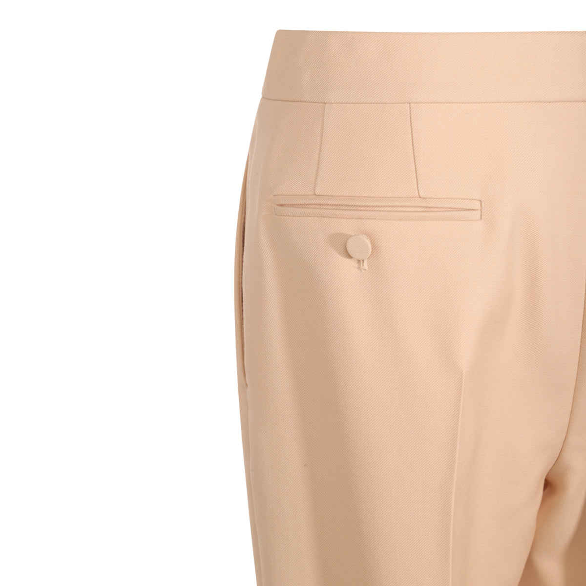 Light Beige Cotton Pants