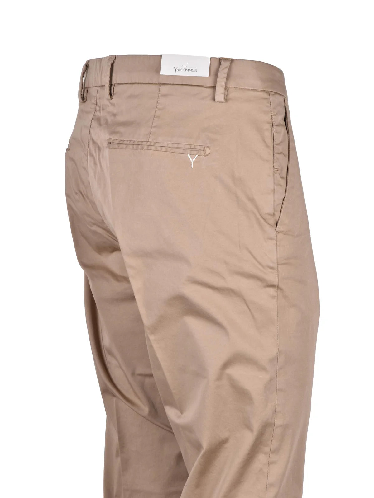 Yan Simmon Cotton Stretch Trousers - Turquoise