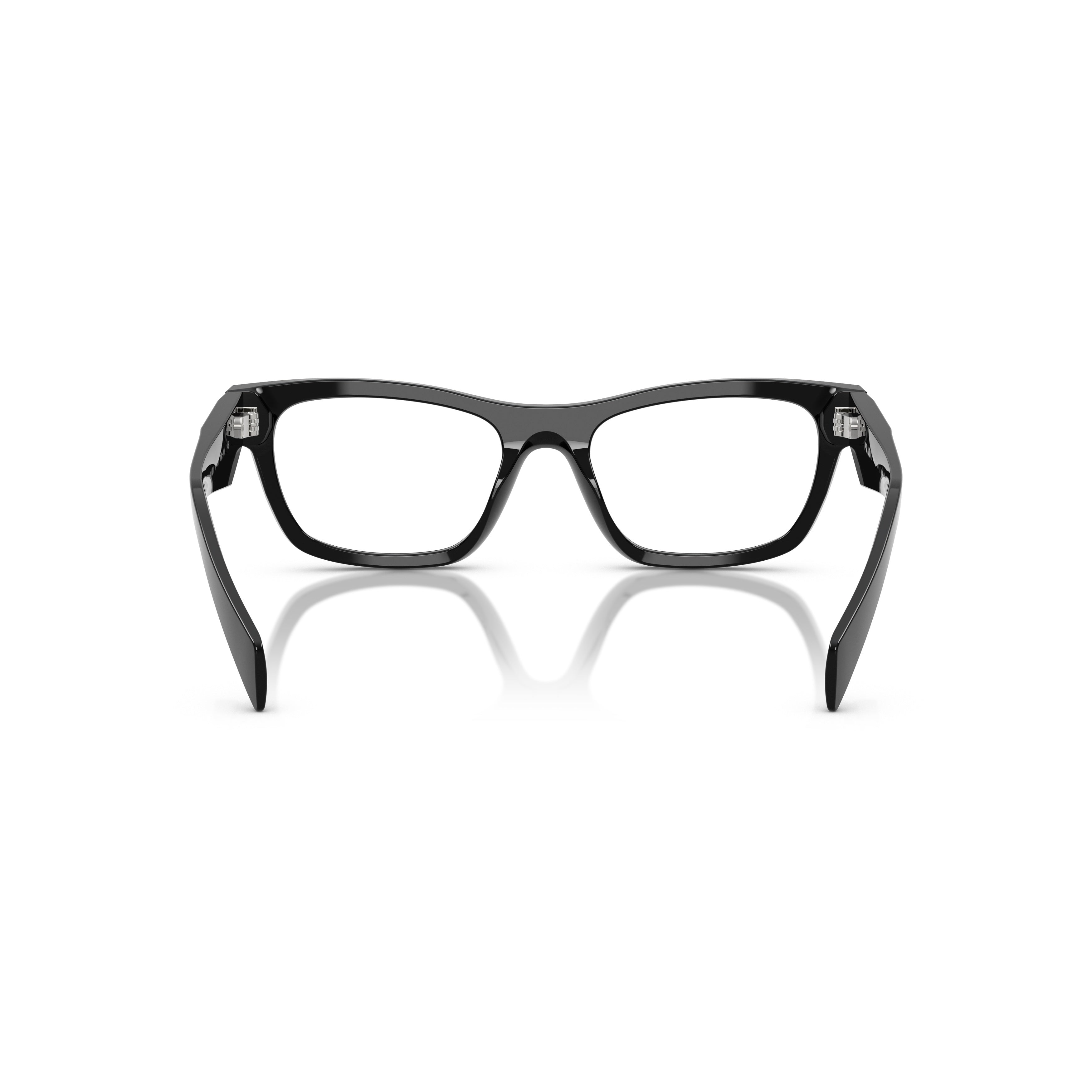 0pr B01v Rectangular Black Acetate Eyeglasses