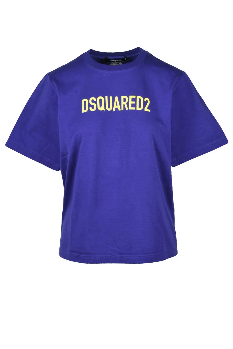 Crew Neck T-shirt - Purple