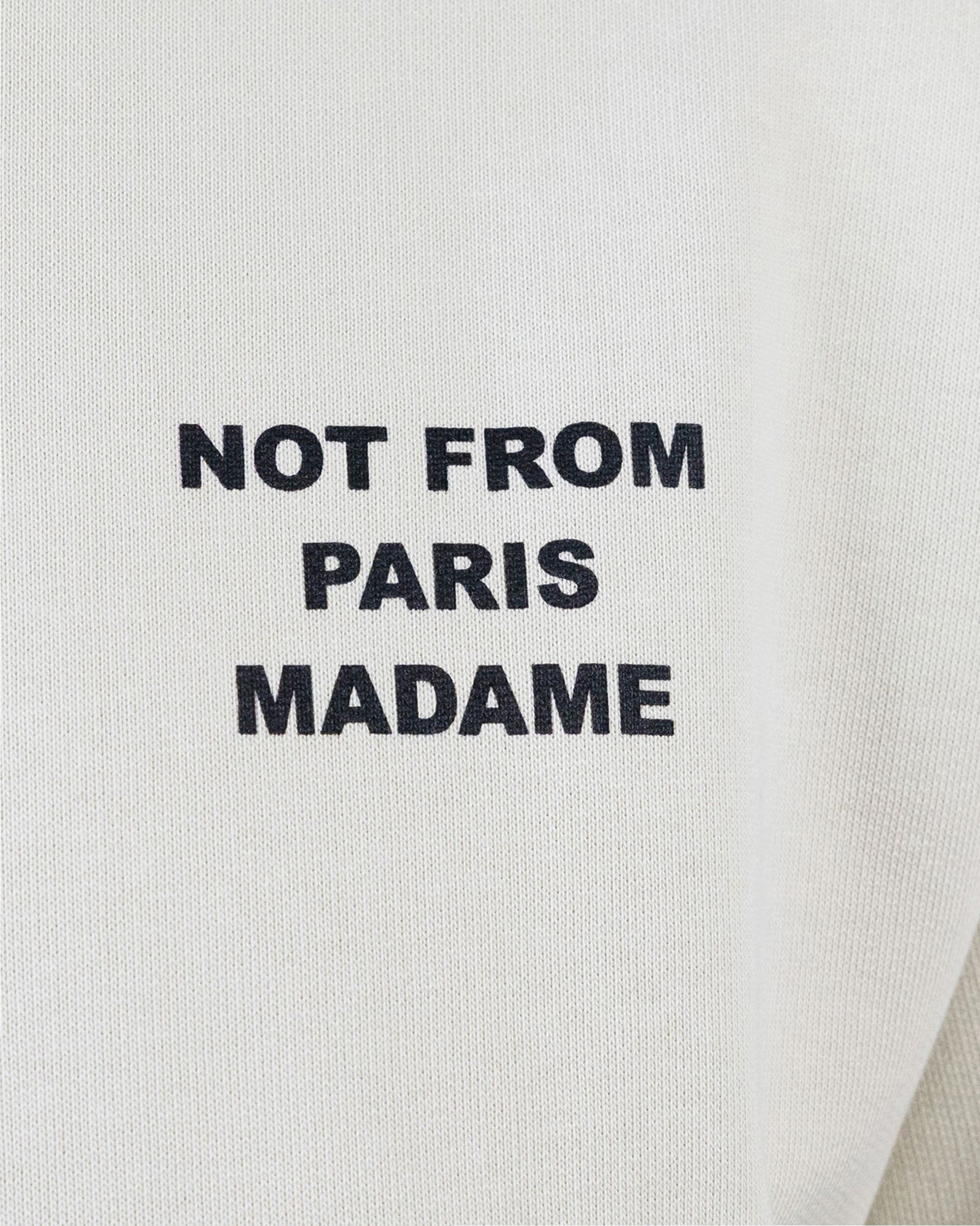 White Slogan Sweatshirt