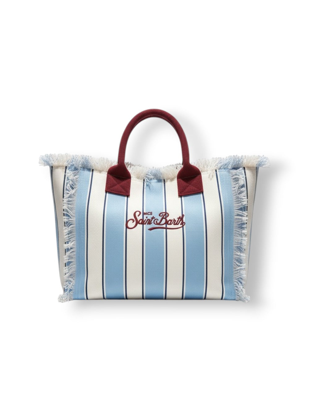 Blue White Colette Cotton Handbag