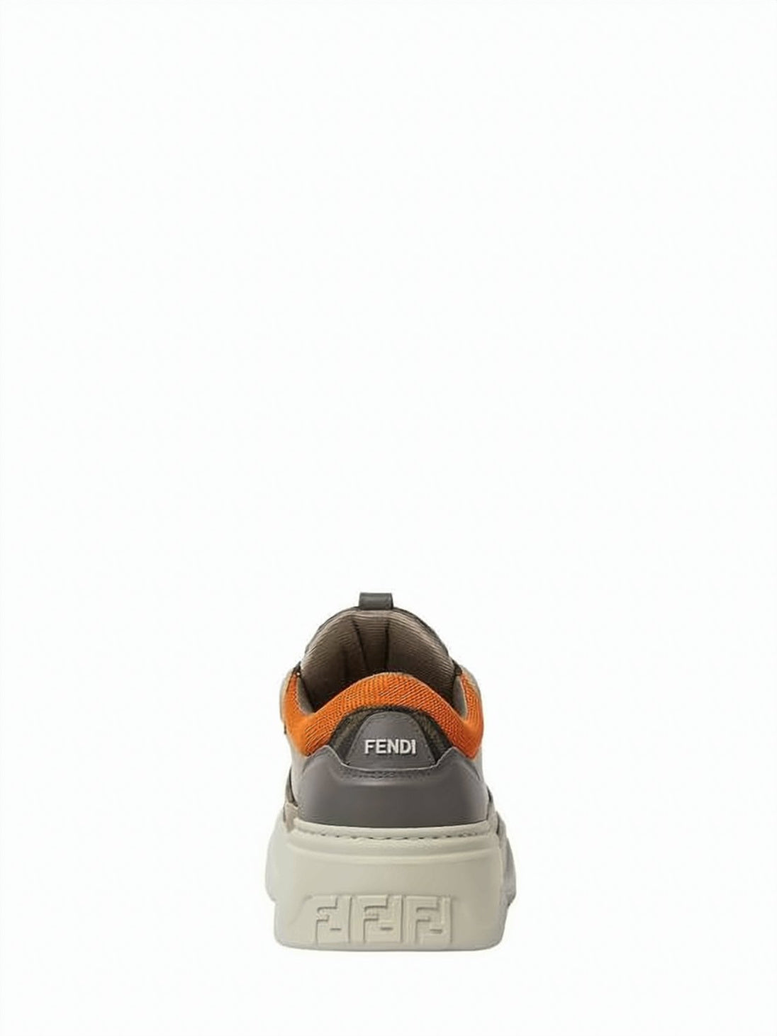 Layered Design Sneakers with Calf Leather
