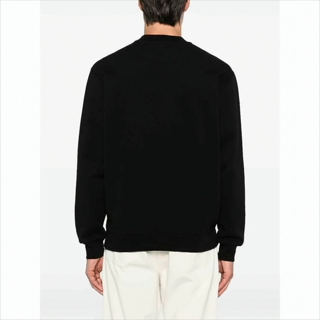 Relaxed Fit Long-Sleeve Shirt with Minimalist Patch Detail