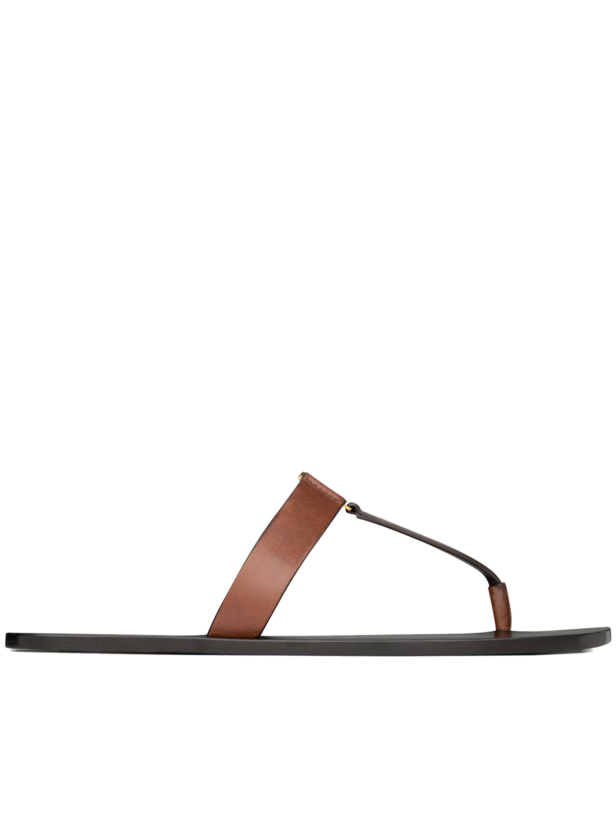 Black/Brown Sandali Babylone T-Strap Sandals