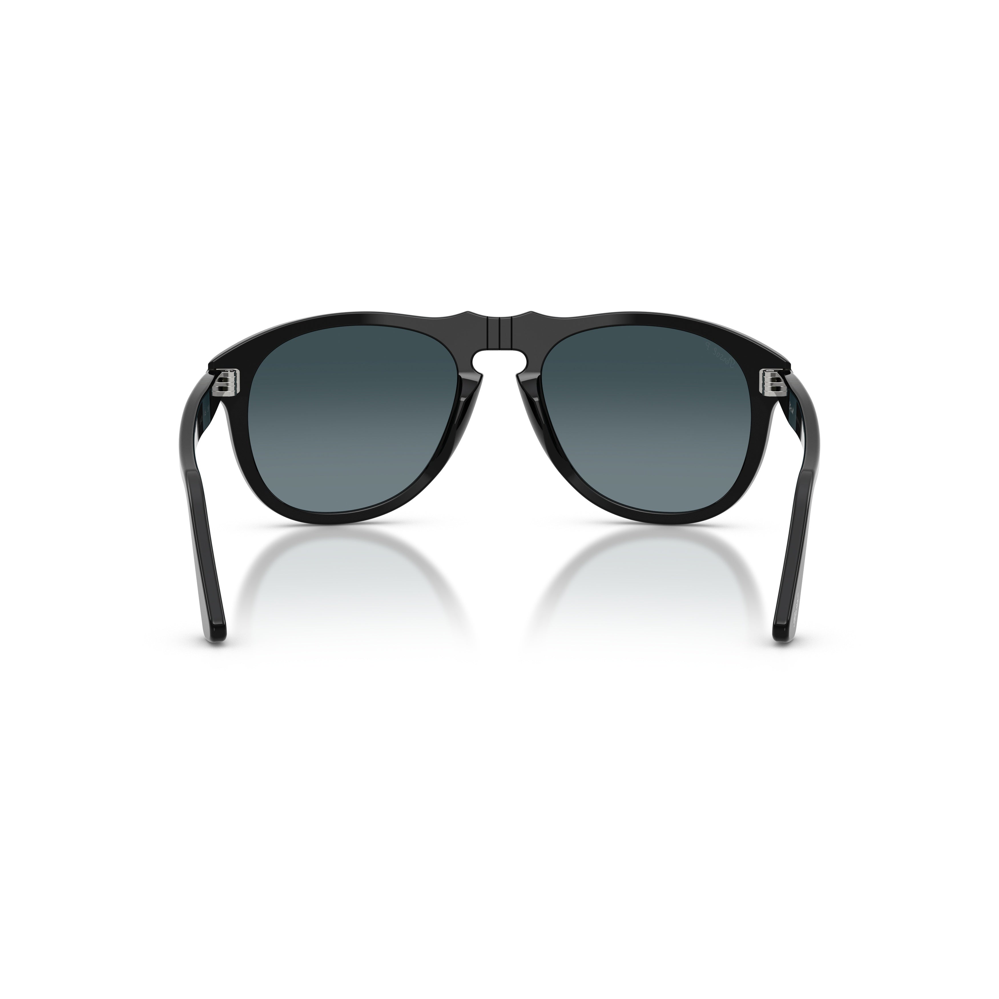 0po0649ne Rounded Frame Acetate Sunglasses with Keyhole Bridge