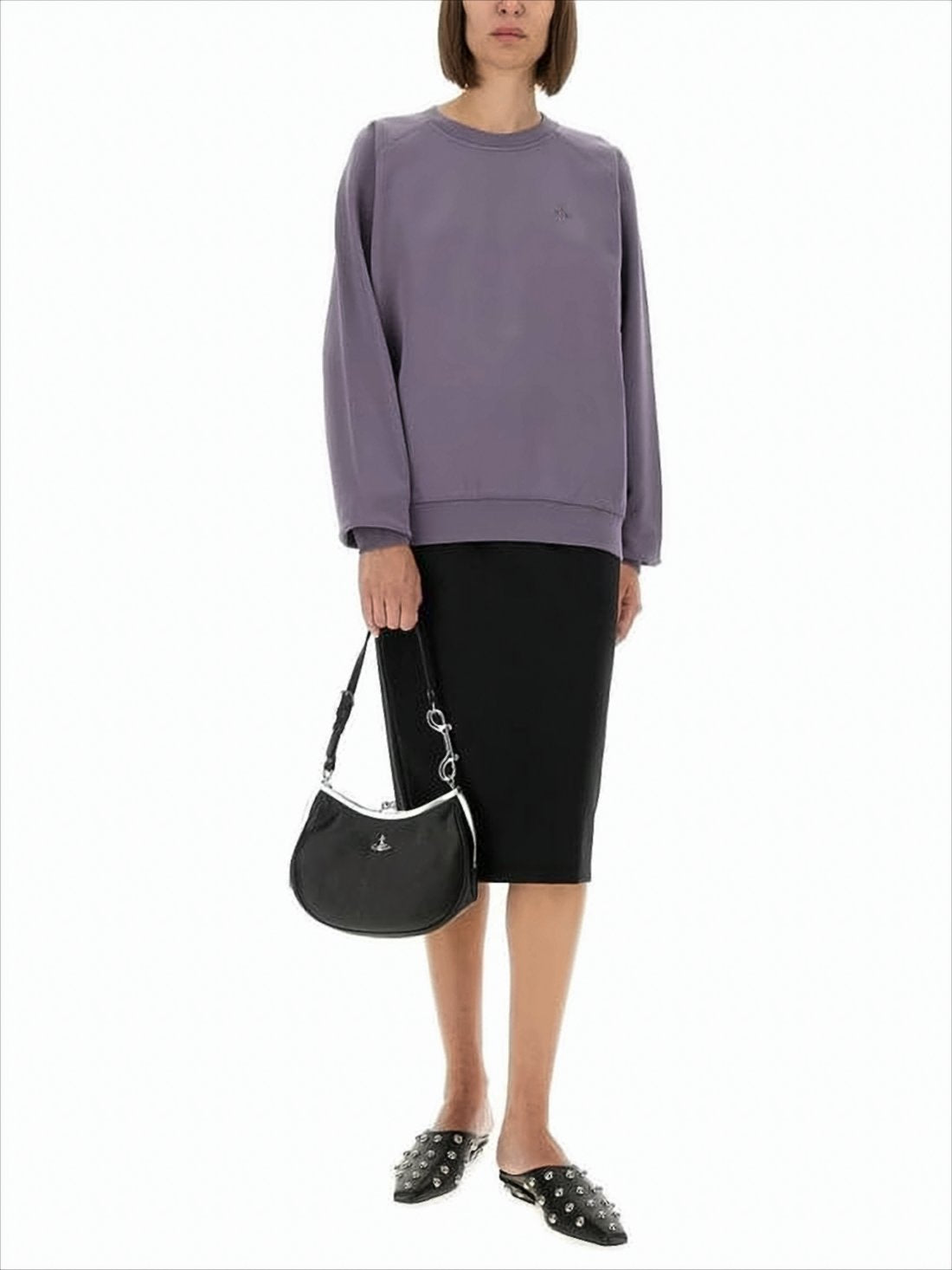 Relaxed Fit Long-Sleeve T-Shirt with Embroidered Logo