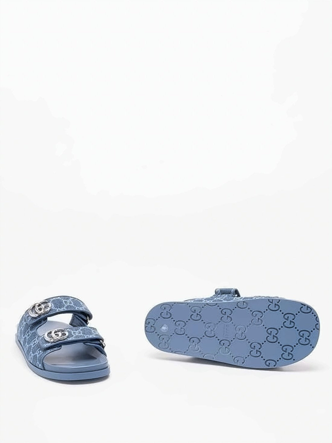 Padded Black Slide Sandals