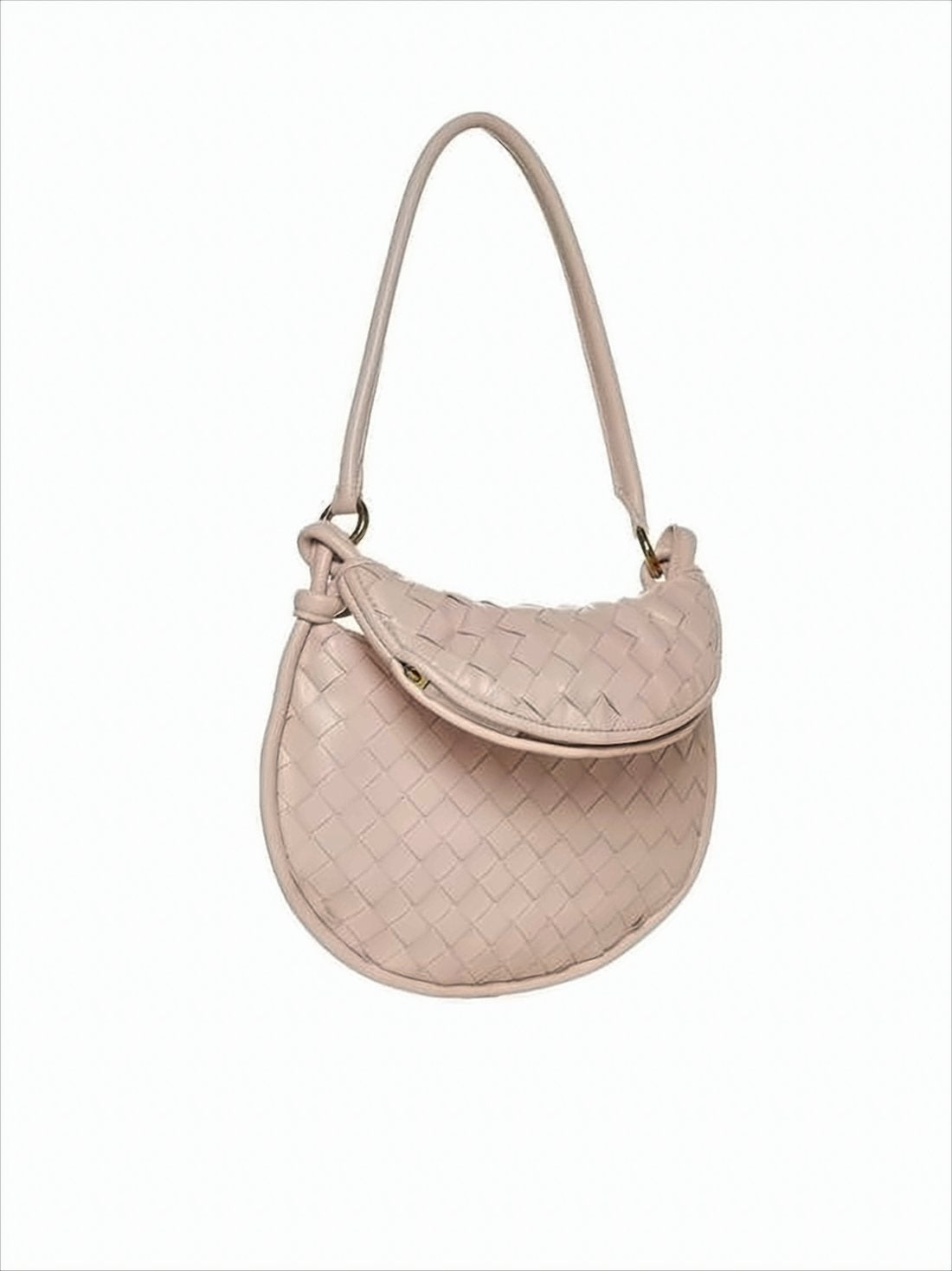 Woven Lambskin Shoulder Bag