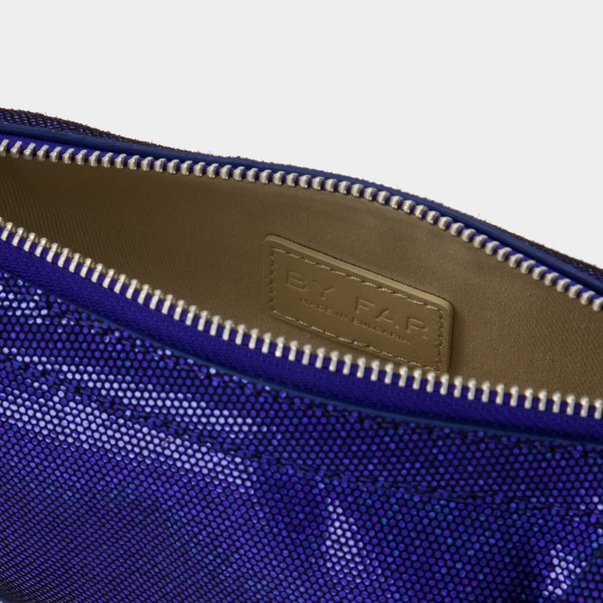 Mini Amira Hobo Bag - Blue - Leather