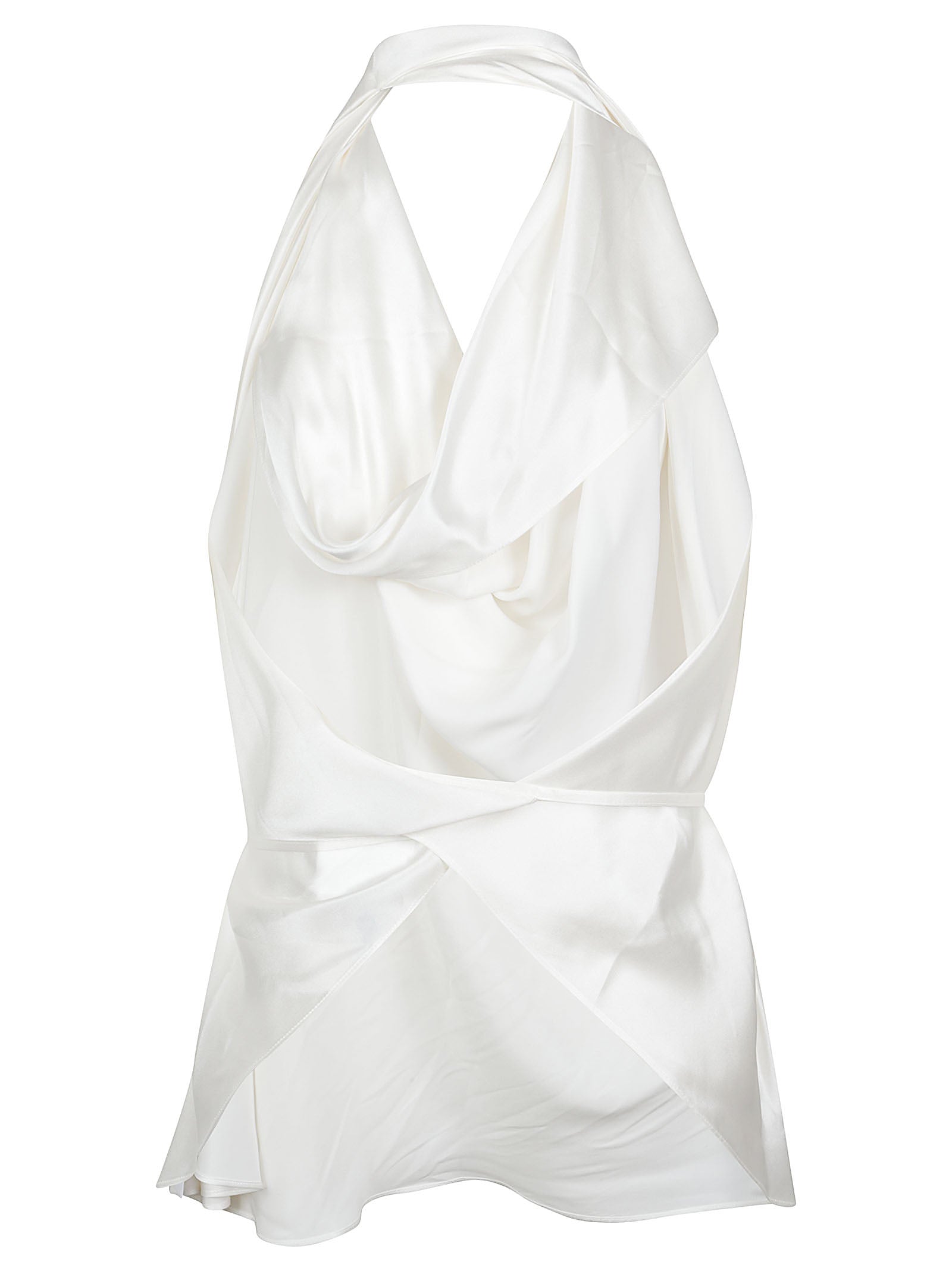 Satin Halter Blouse