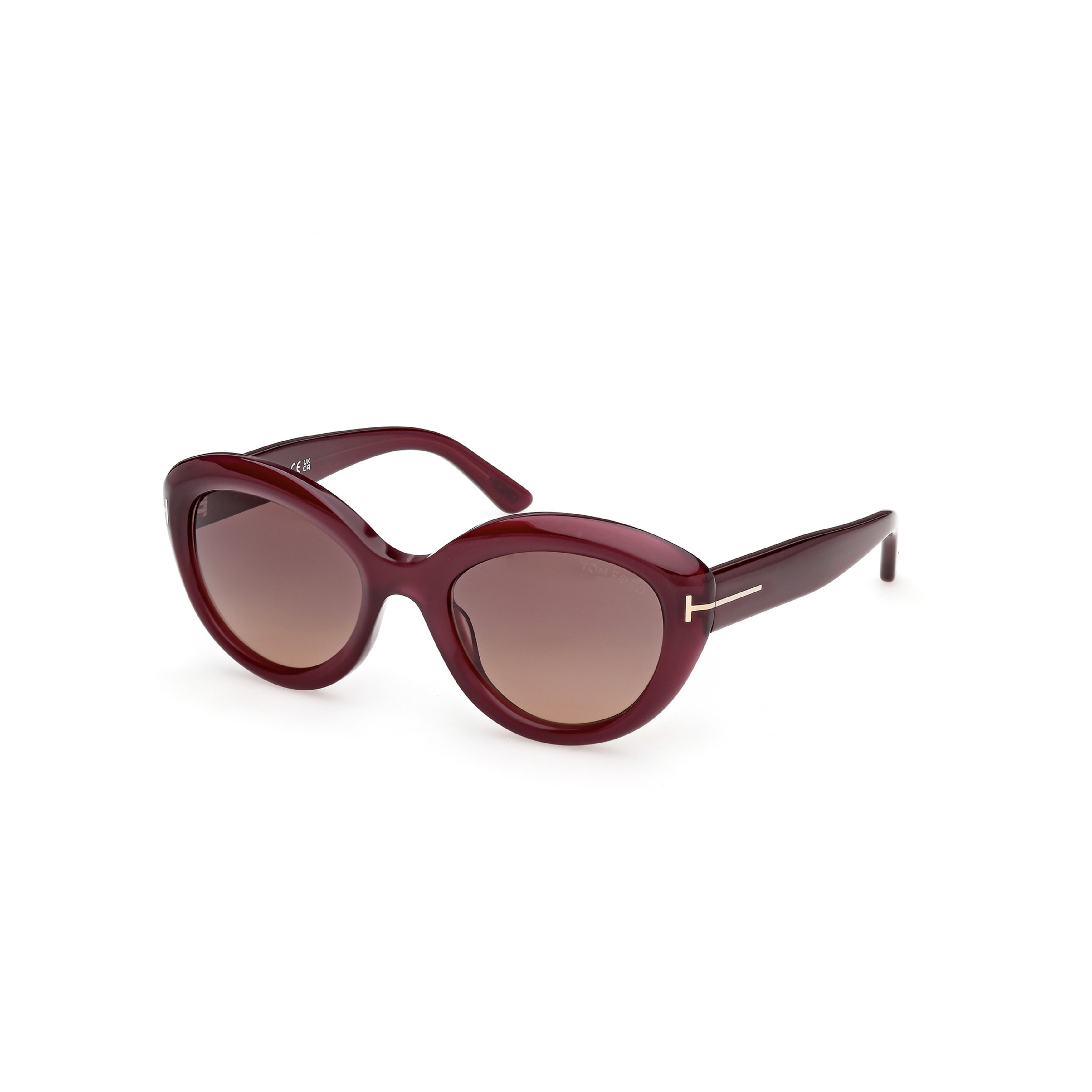 Ft1316 Oversized Round Frame Sunglasses
