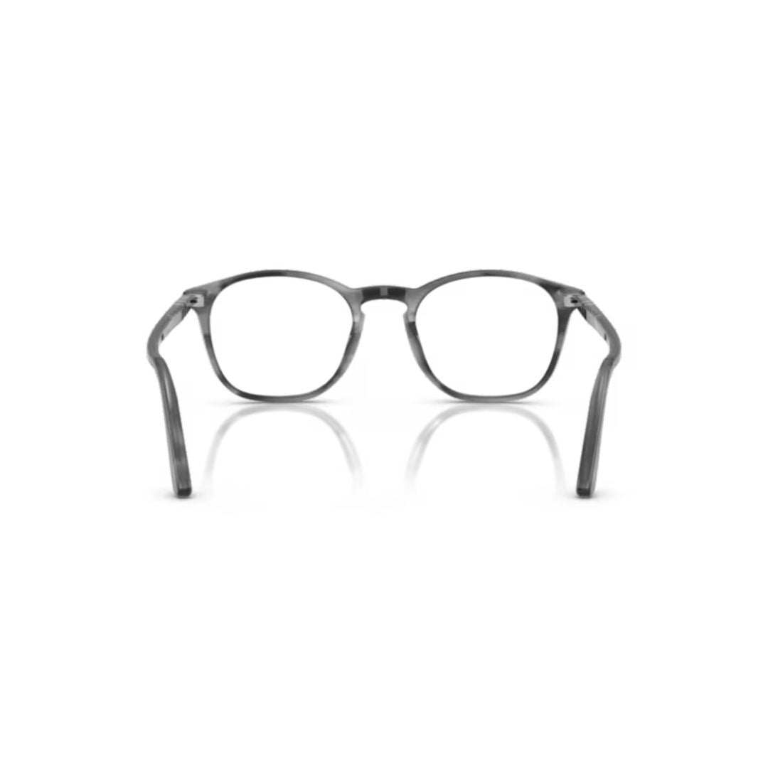 0po3007v Translucent Acetate Eyeglasses with Marbled Pattern