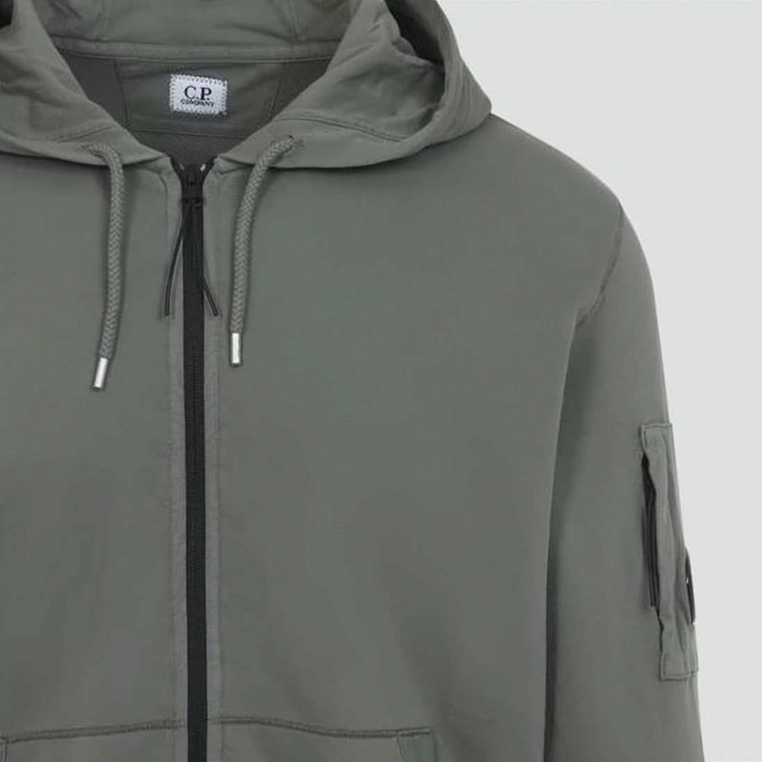 Functional Zip-Up Hoodie with Drawstring