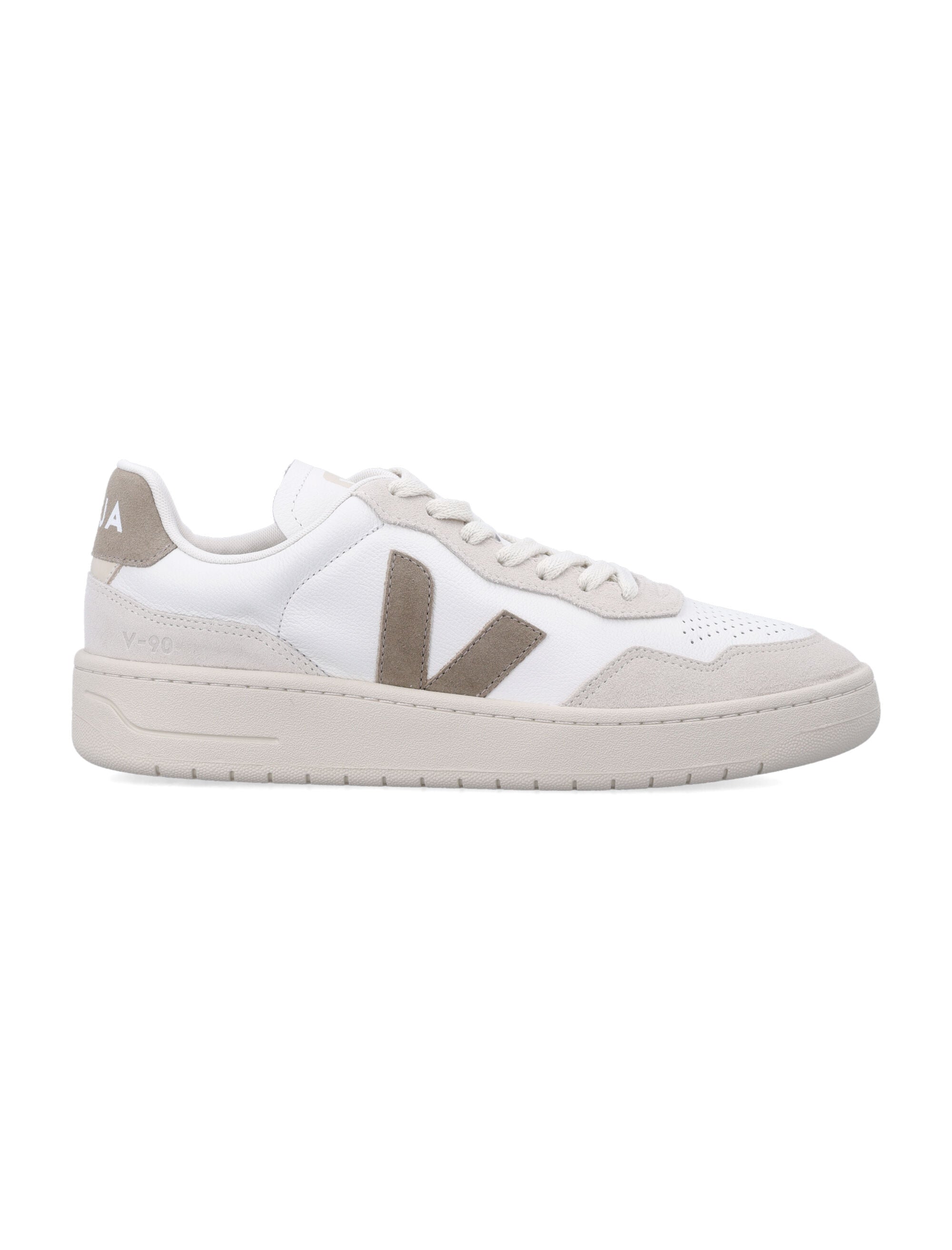 V-90 Leather Sneakers In White