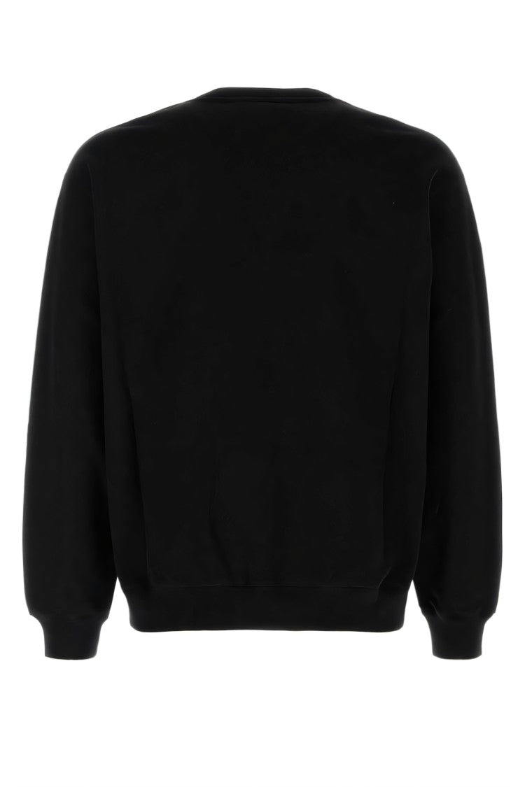 Black Long-Sleeve T-Shirt With Iconic Logo