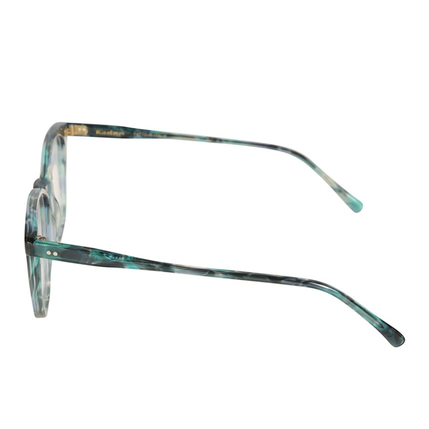 Quadro/K-53 Translucent Marbled Frame Sunglasses with Rectangular Lenses