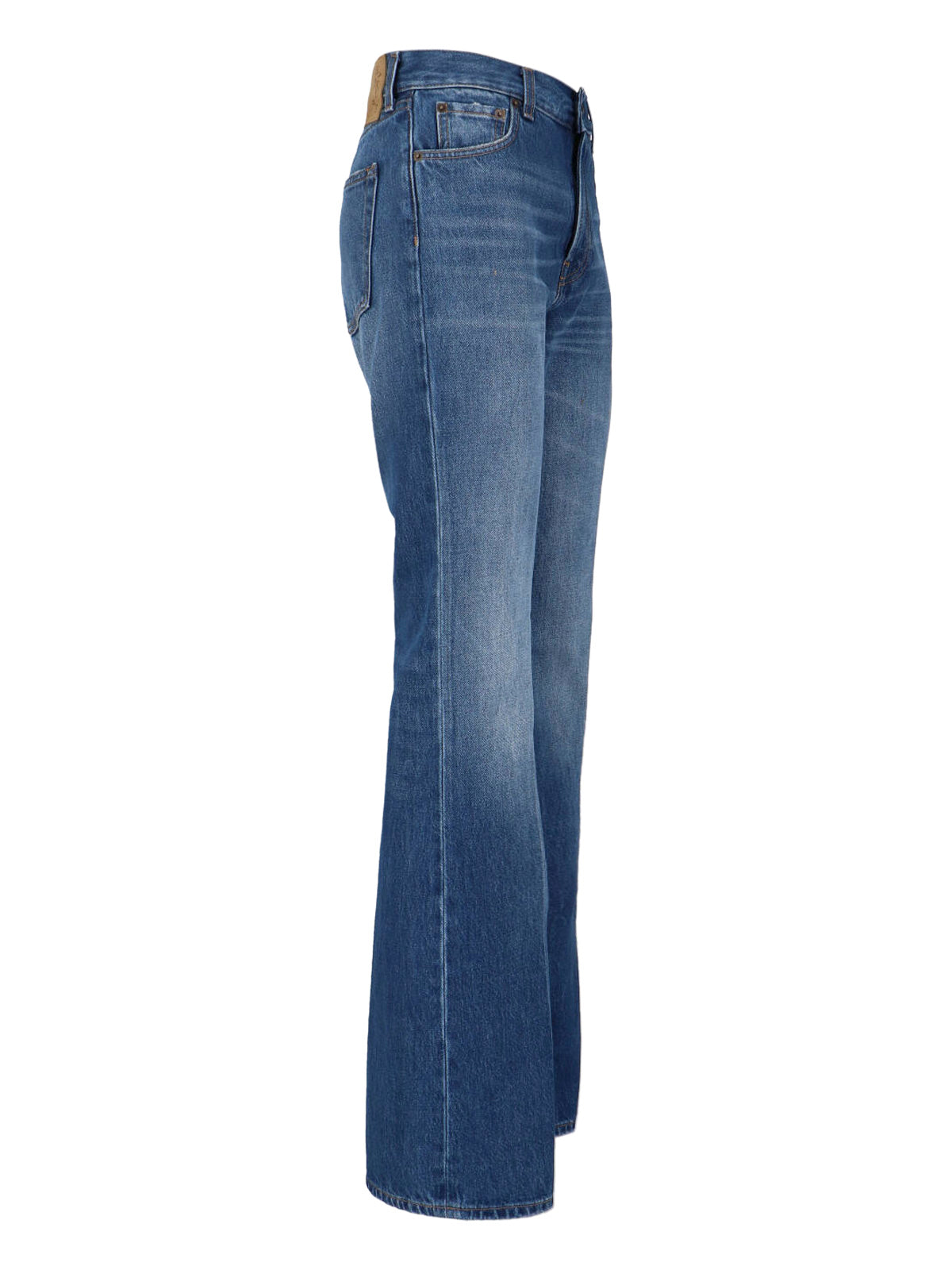 High-Waisted Flared Jeans With Retro-Inspired Design