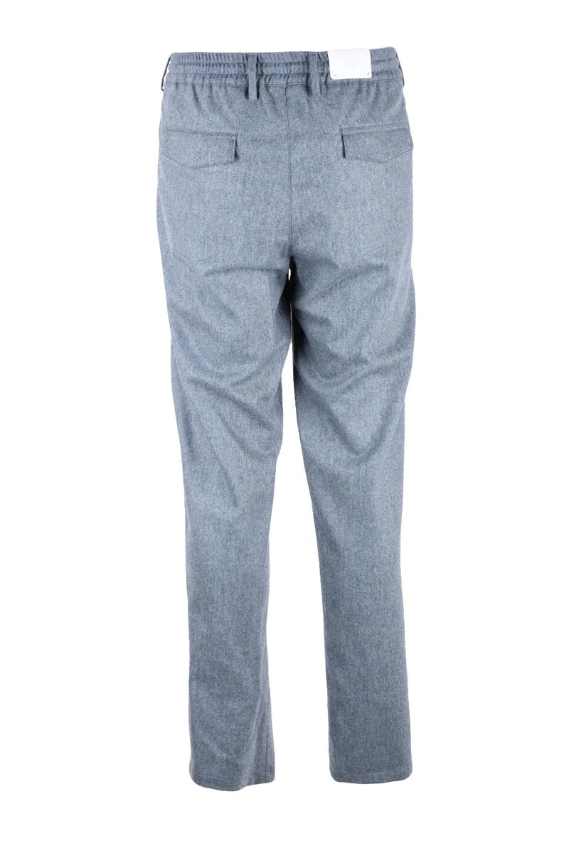 Wool Cashmere Trousers - Grey