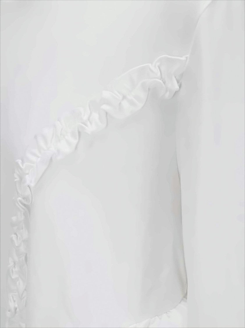 Ruffle Long-Sleeved Top