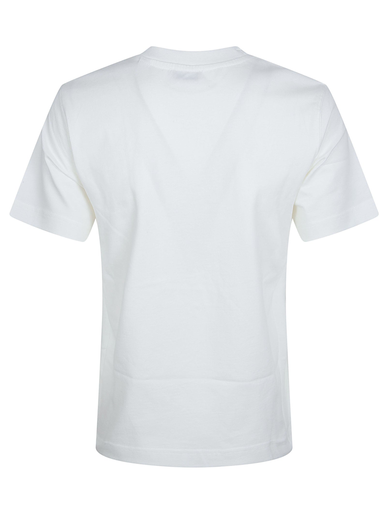Short-Sleeved T-Shirt with Equestrian Knight Applique