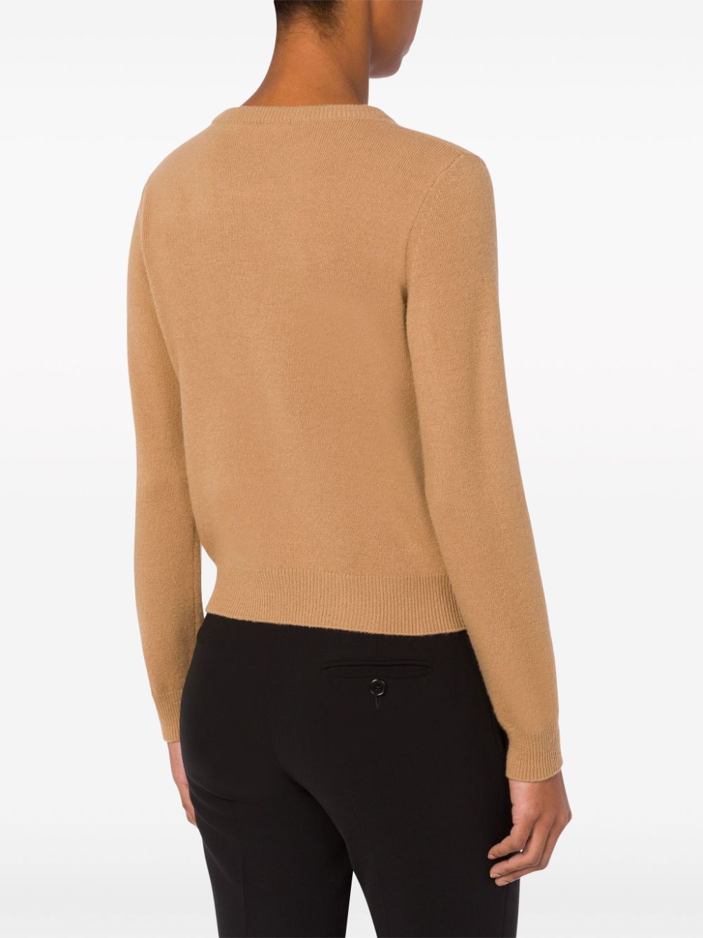 Knitted Virgin Wool-Cashmere Blend Sweater