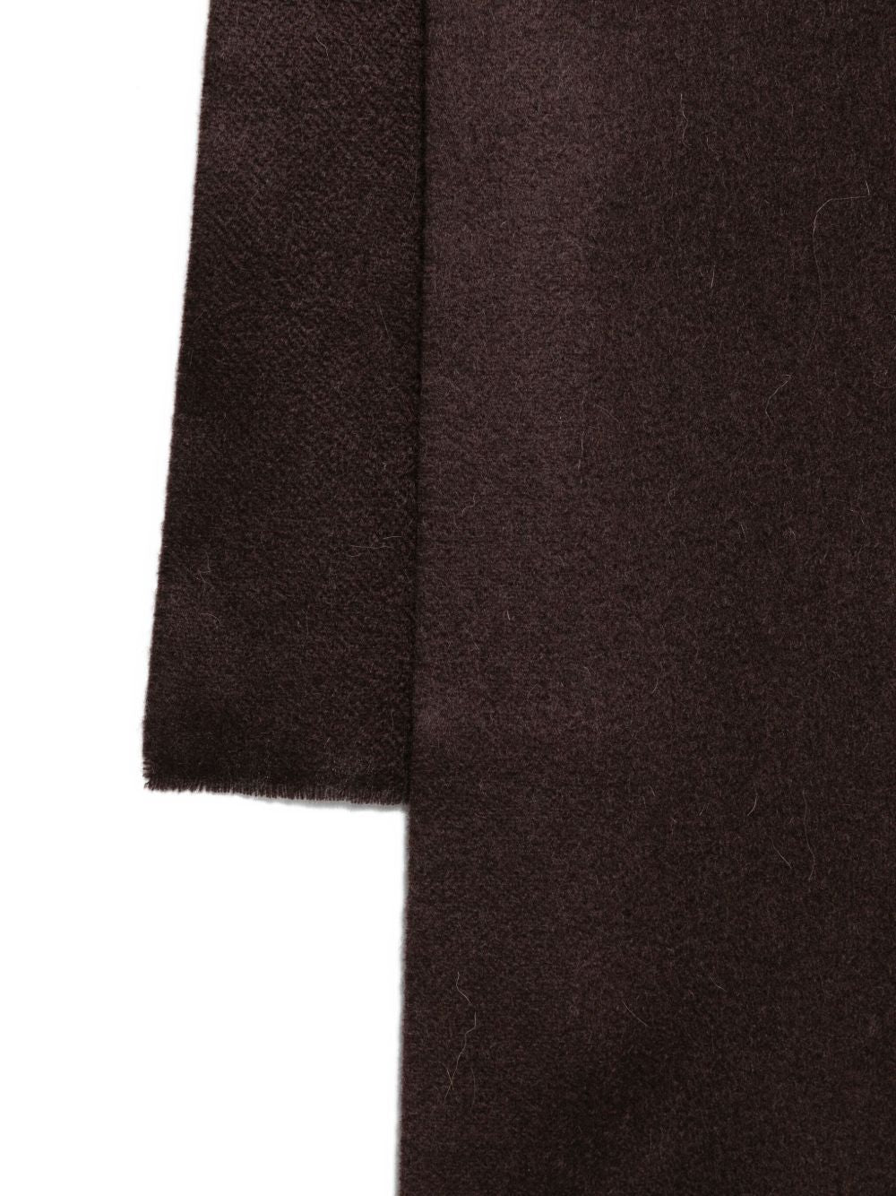 Dark Brown Scarf with Smooth Texture