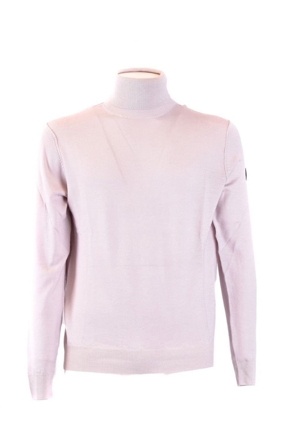 Beige Wool Turtleneck Sweater
