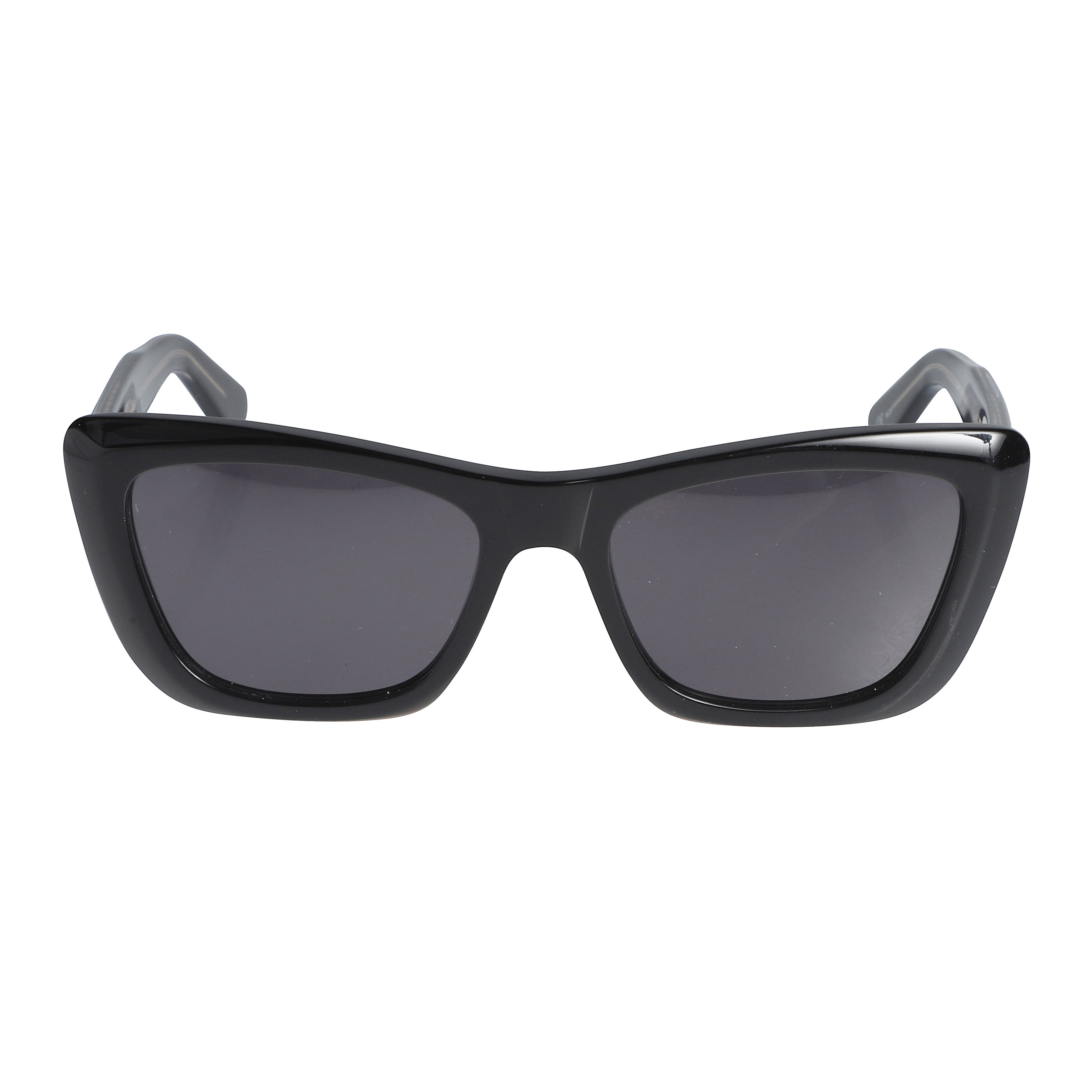 Lolita/K-S Bold Rectangular Frame Sunglasses with Glossy Finish