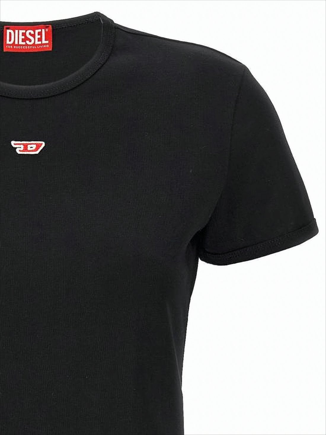 Fitted Cropped Cotton Top