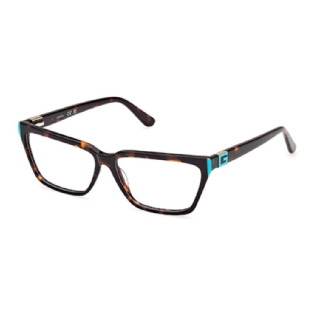 Gu50145 56052 Rectangular Tortoiseshell Eyeglass Frames