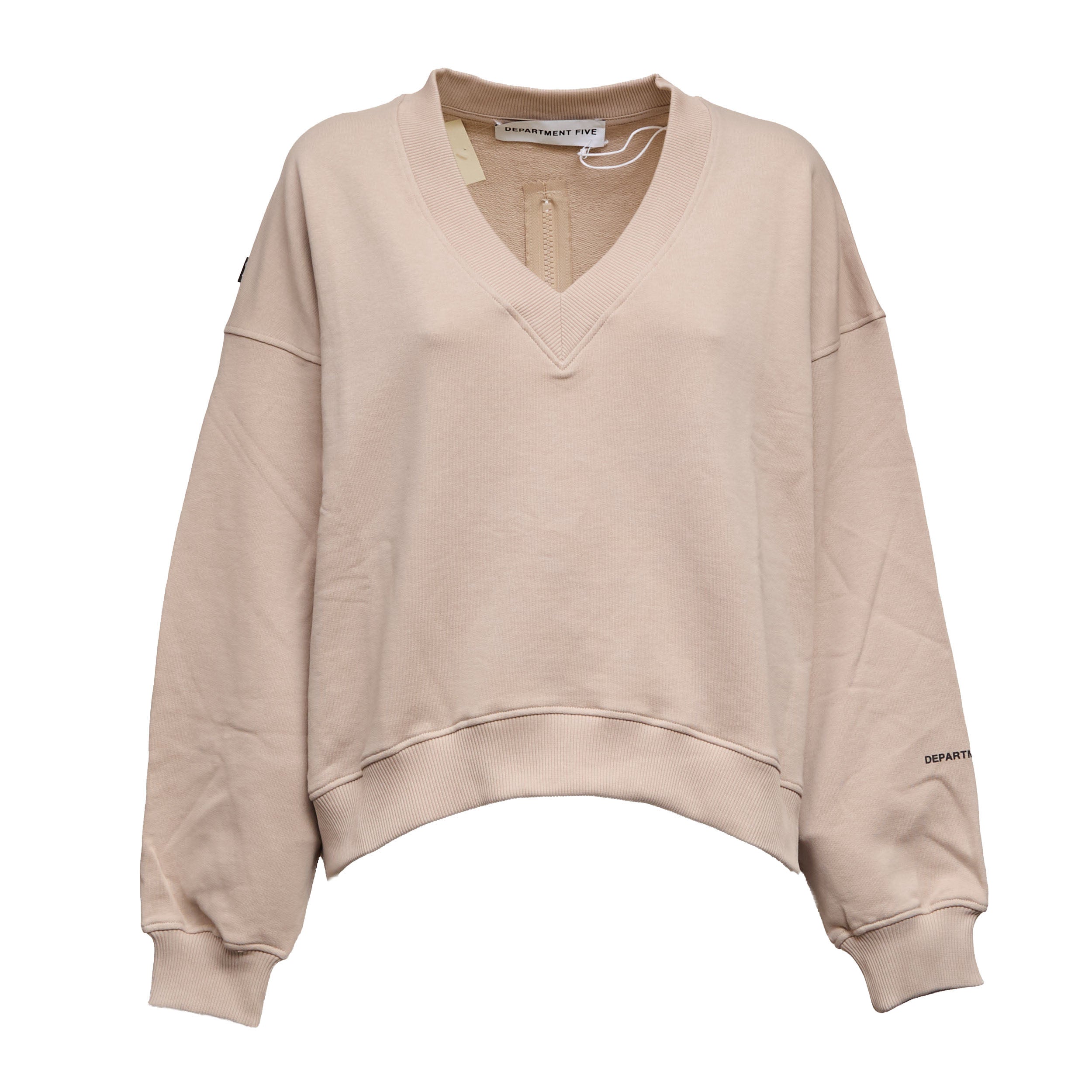 Rare V-Neck Zip-Back Sweatshirt