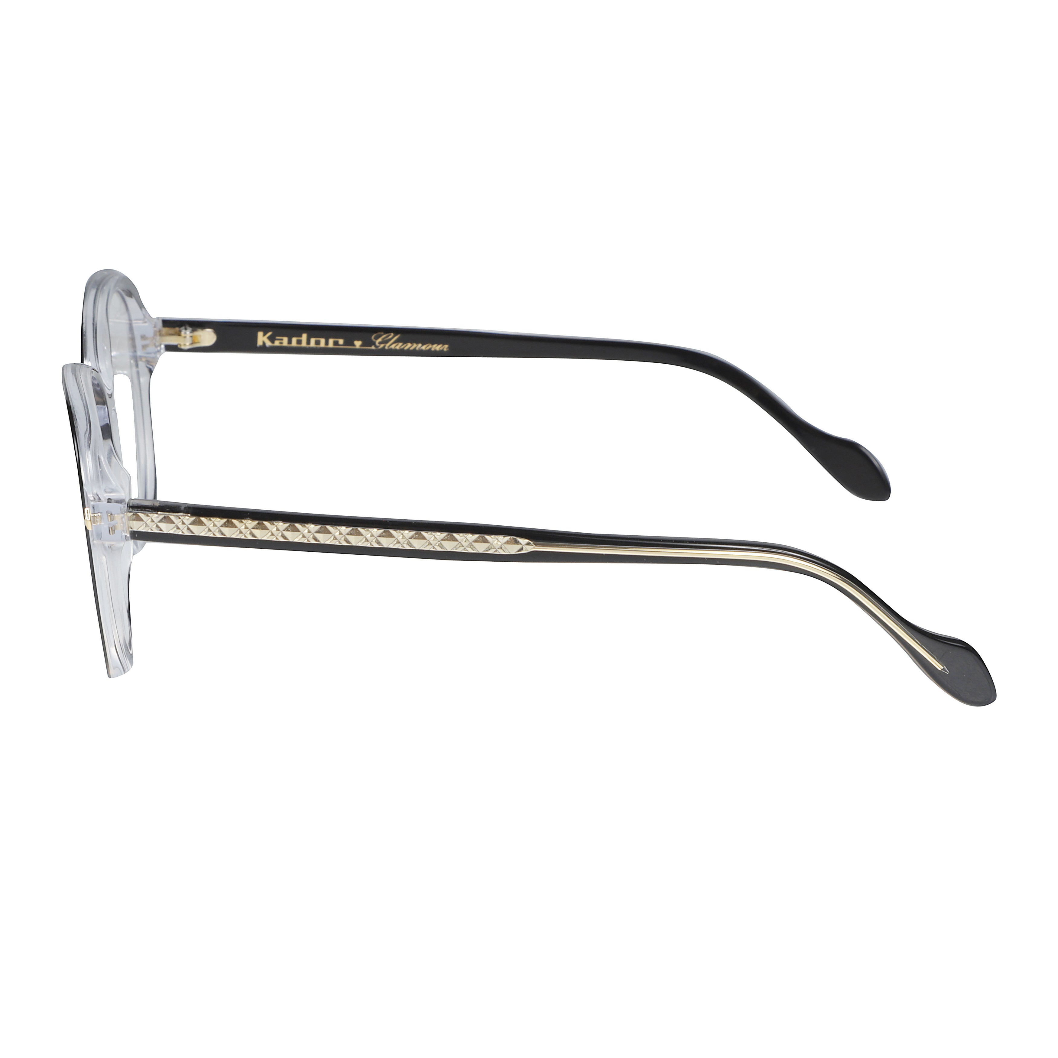 Trilly Glamour-V Oversized Square Frame Sunglasses with Gradient Effect
