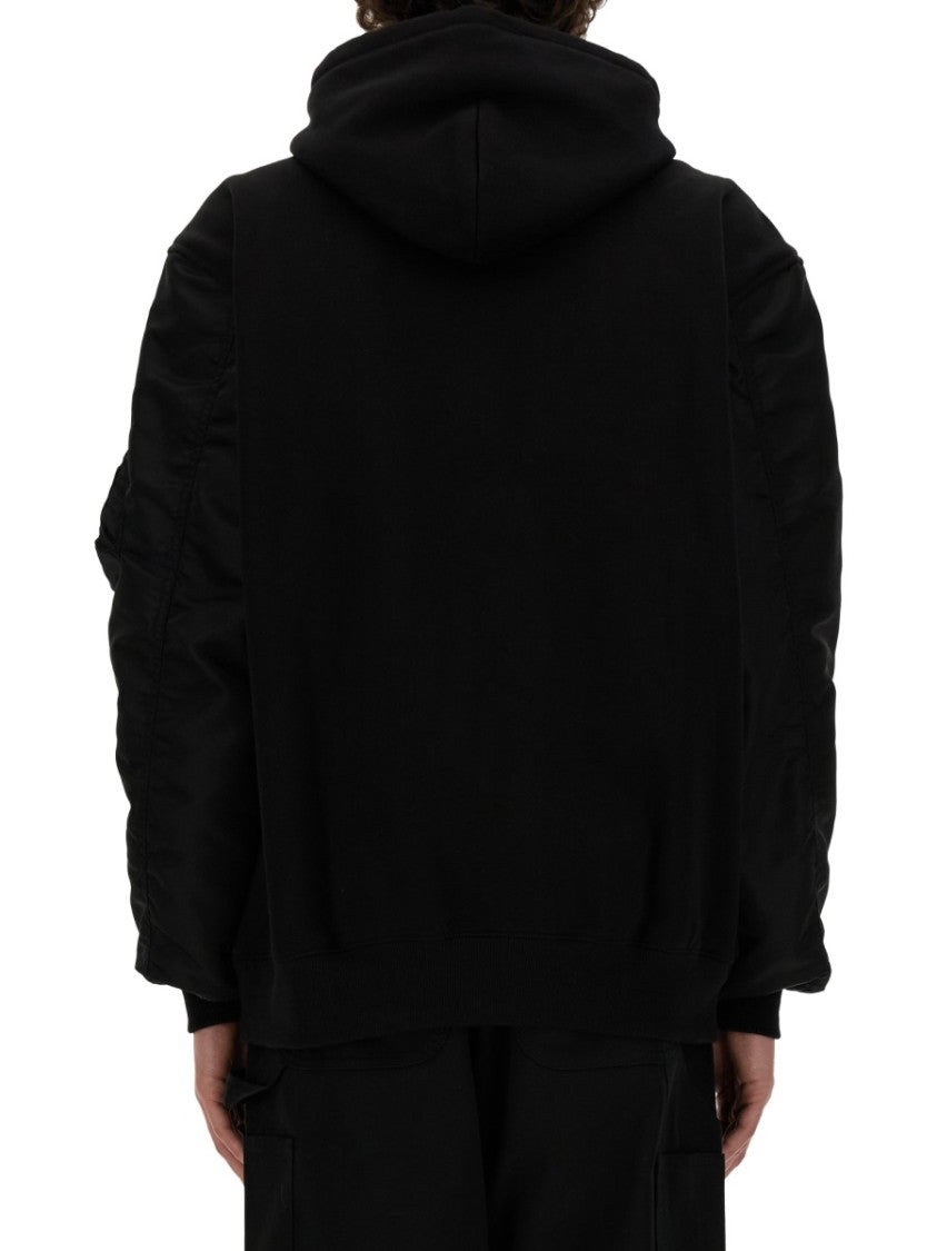 Oversized Black Sweatshirt