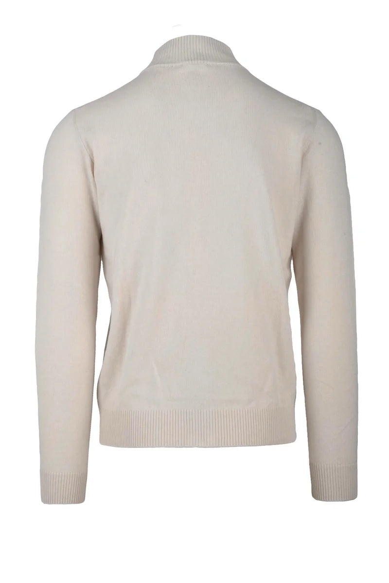Zip Cardigan - White