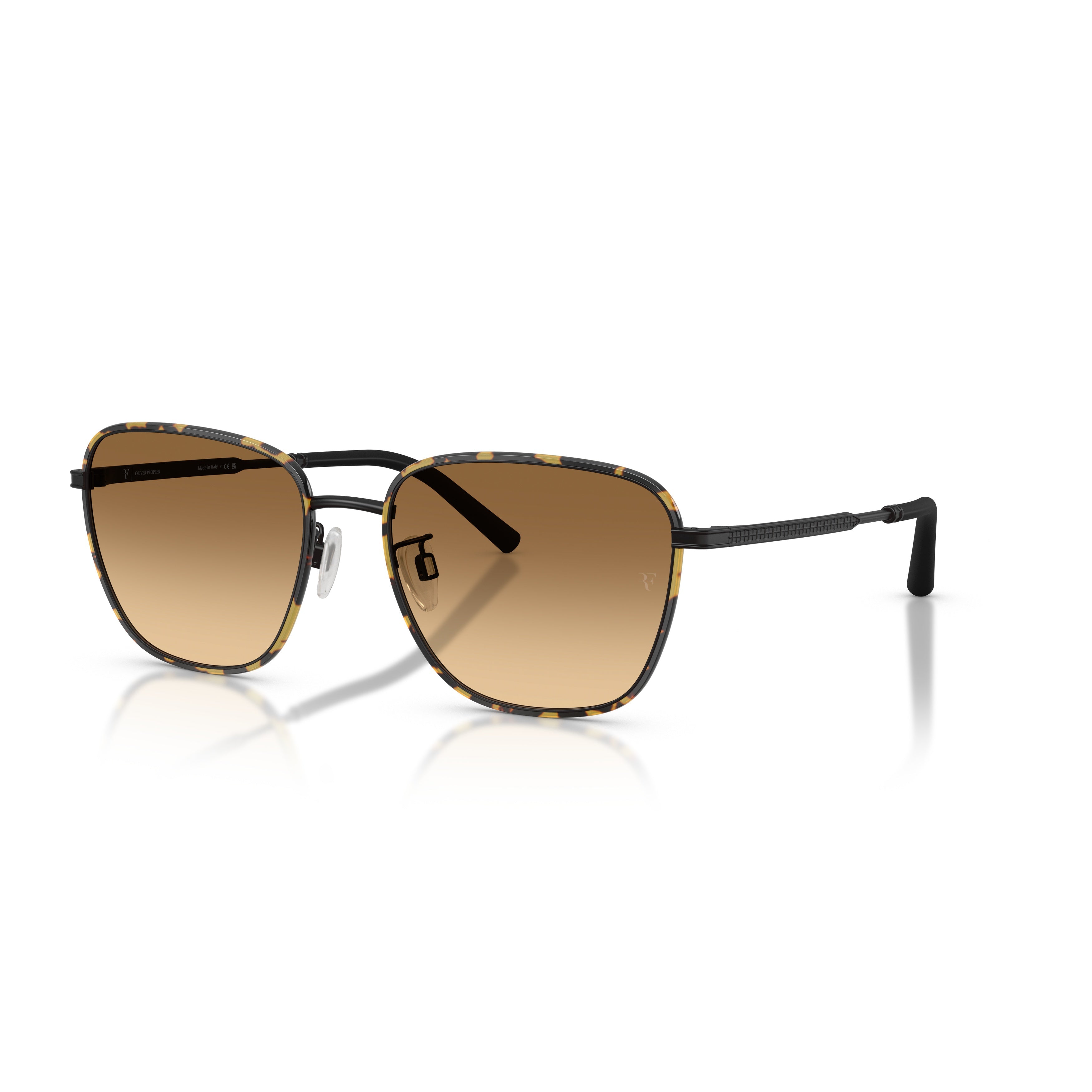 0ov1378s Square Frame Sunglasses with Gradient Lenses