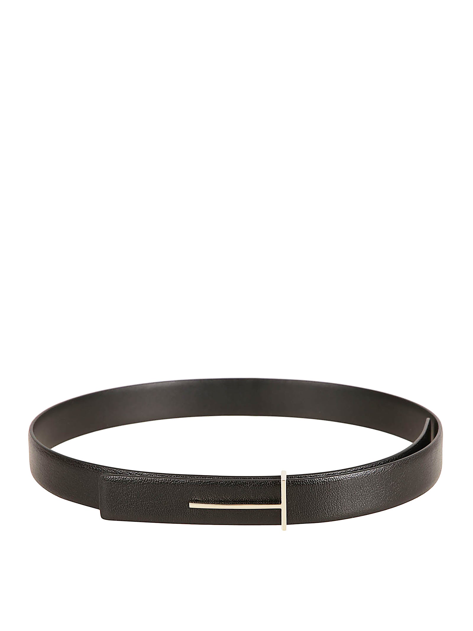 Reversible Black Goatskin Belt