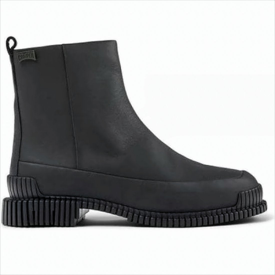 Smooth Matte Finish Ankle Boots with Sole