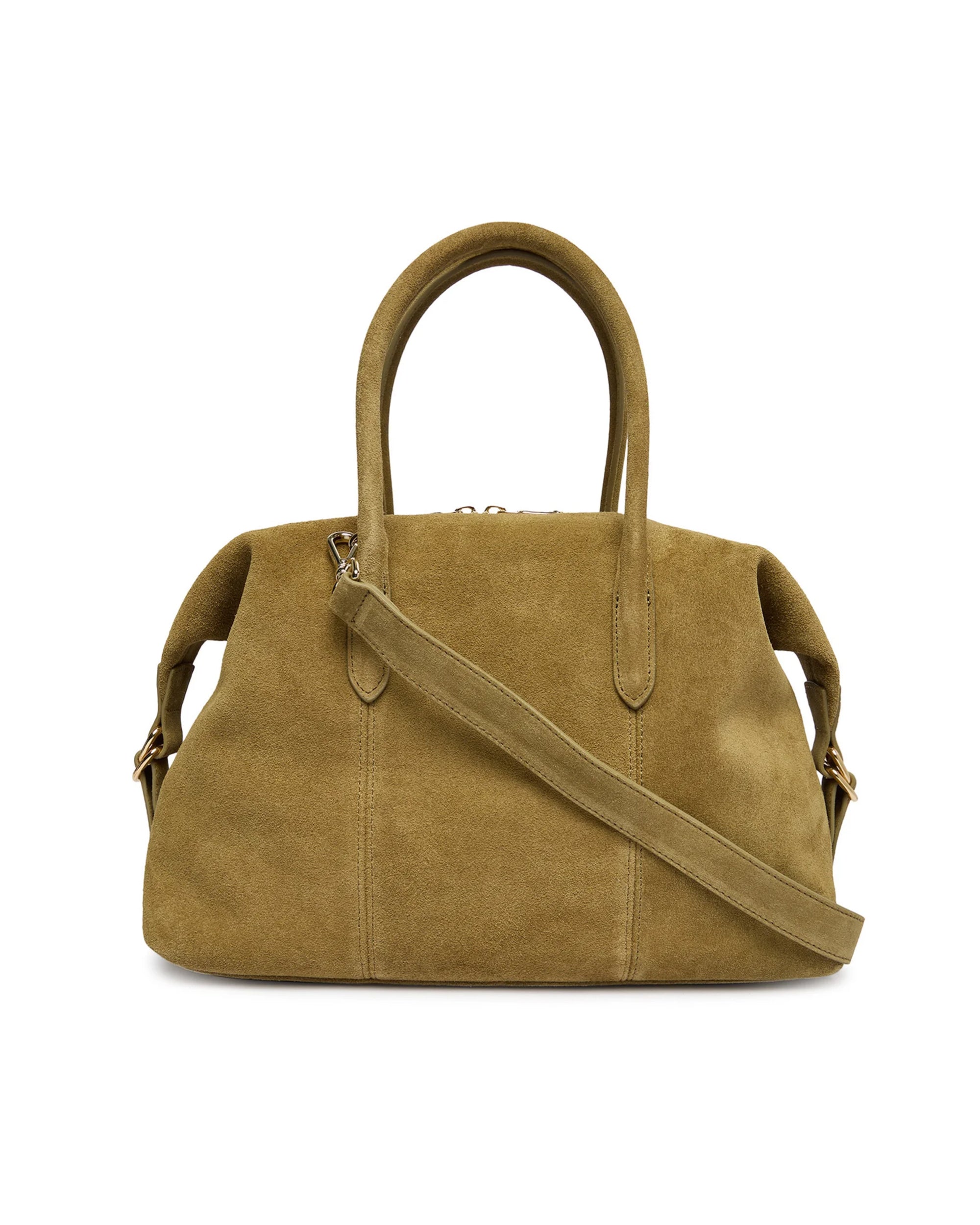 Olive Suede Bag