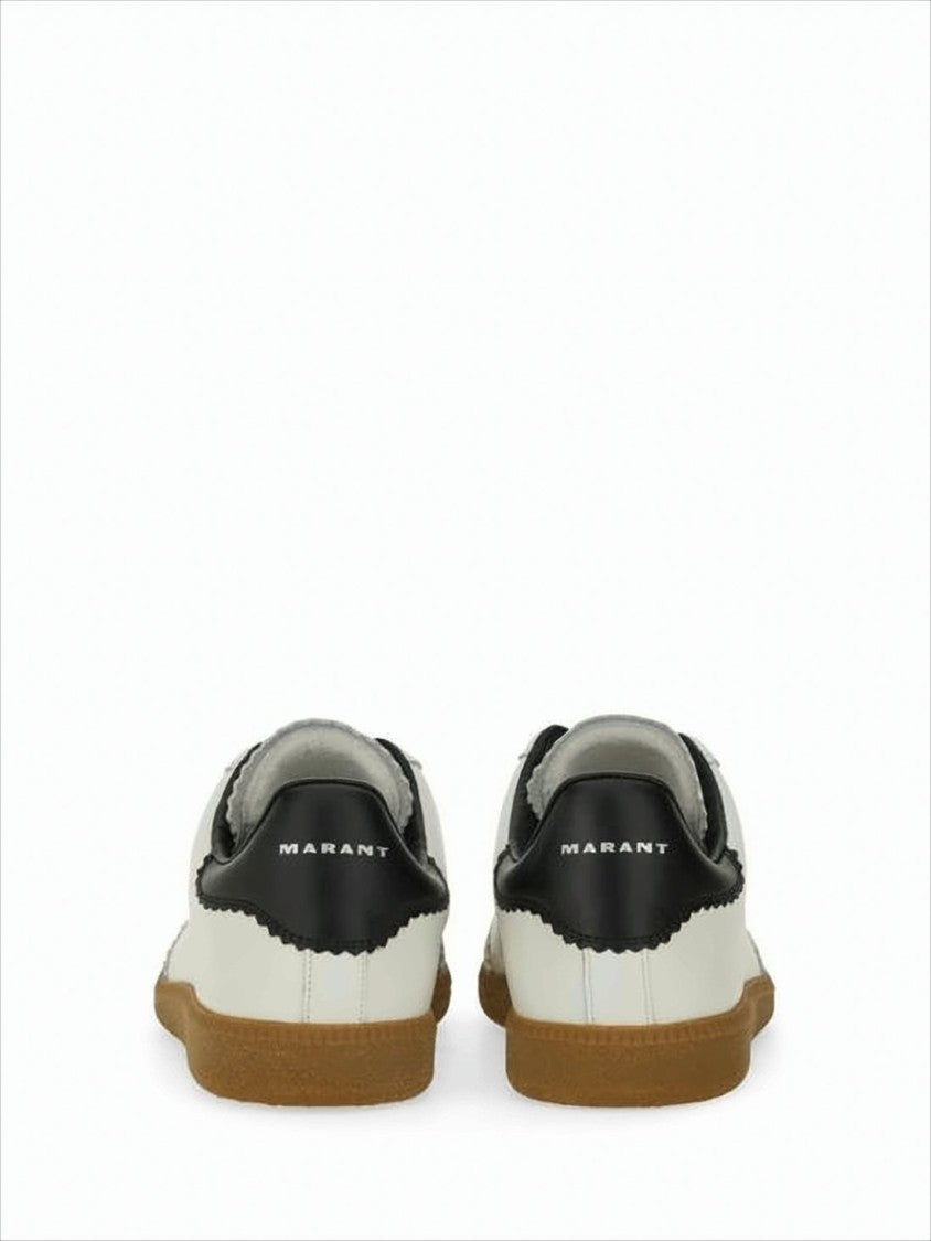 Low-Top Sneakers with Suede Accents